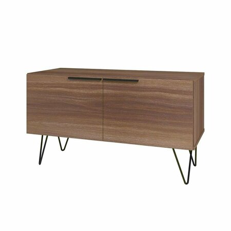 DESIGNED TO FURNISH 35.43 in. Beekman Accent Cabinet with 2 Shelves, Brown DE3068734